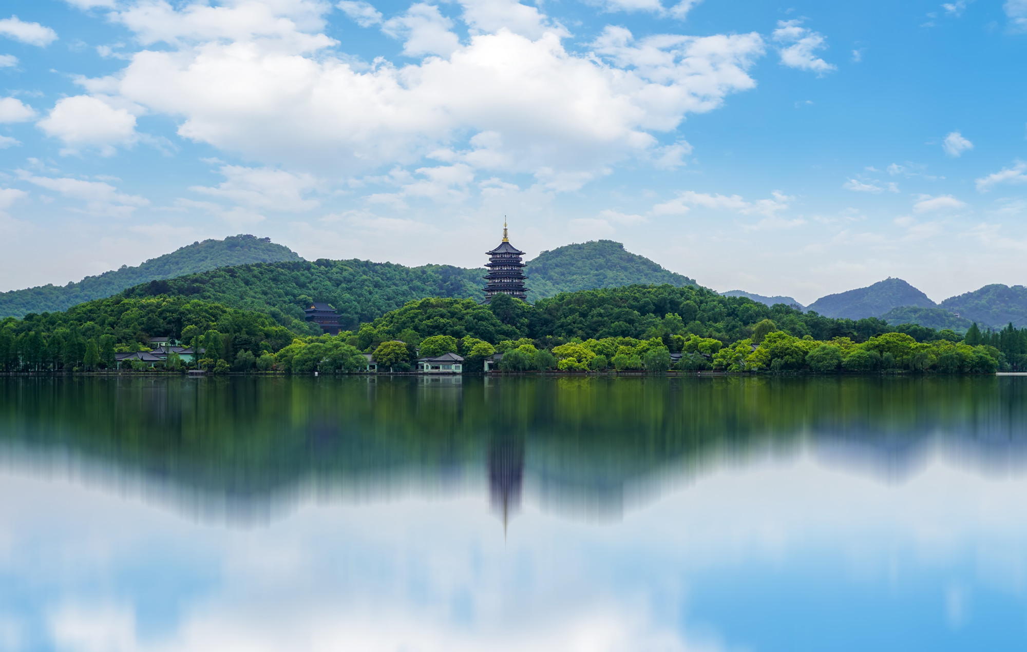 the West Lake in China