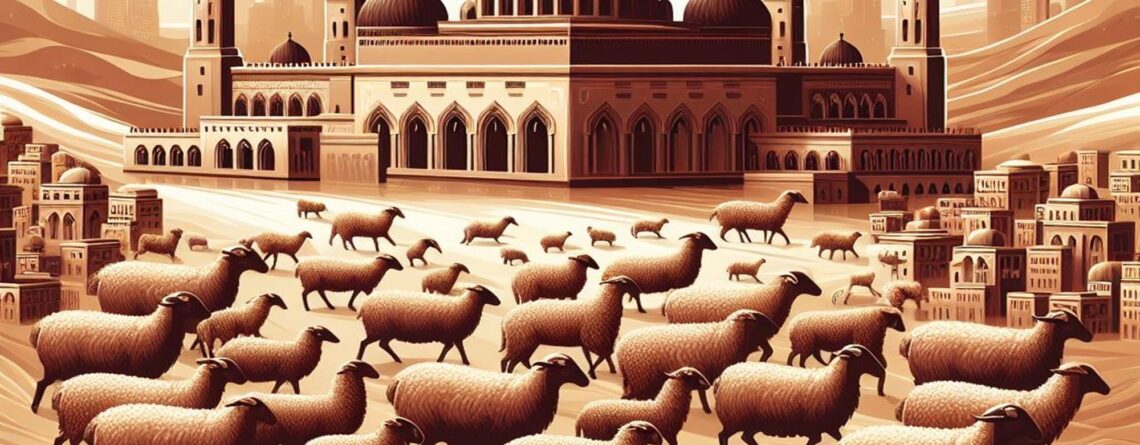 this illustration is made islamic mega event eid ul adha