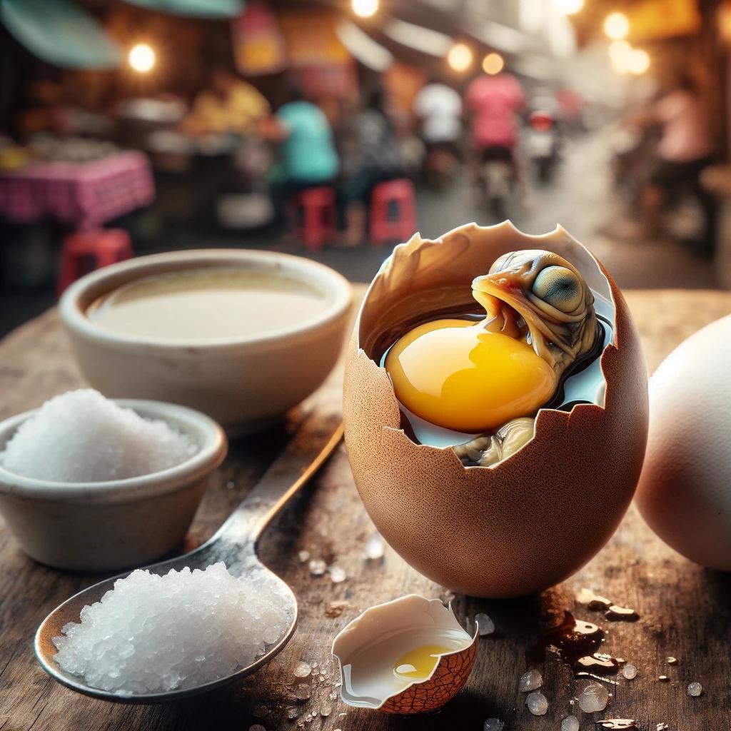 Balut a traditional food in Philippines