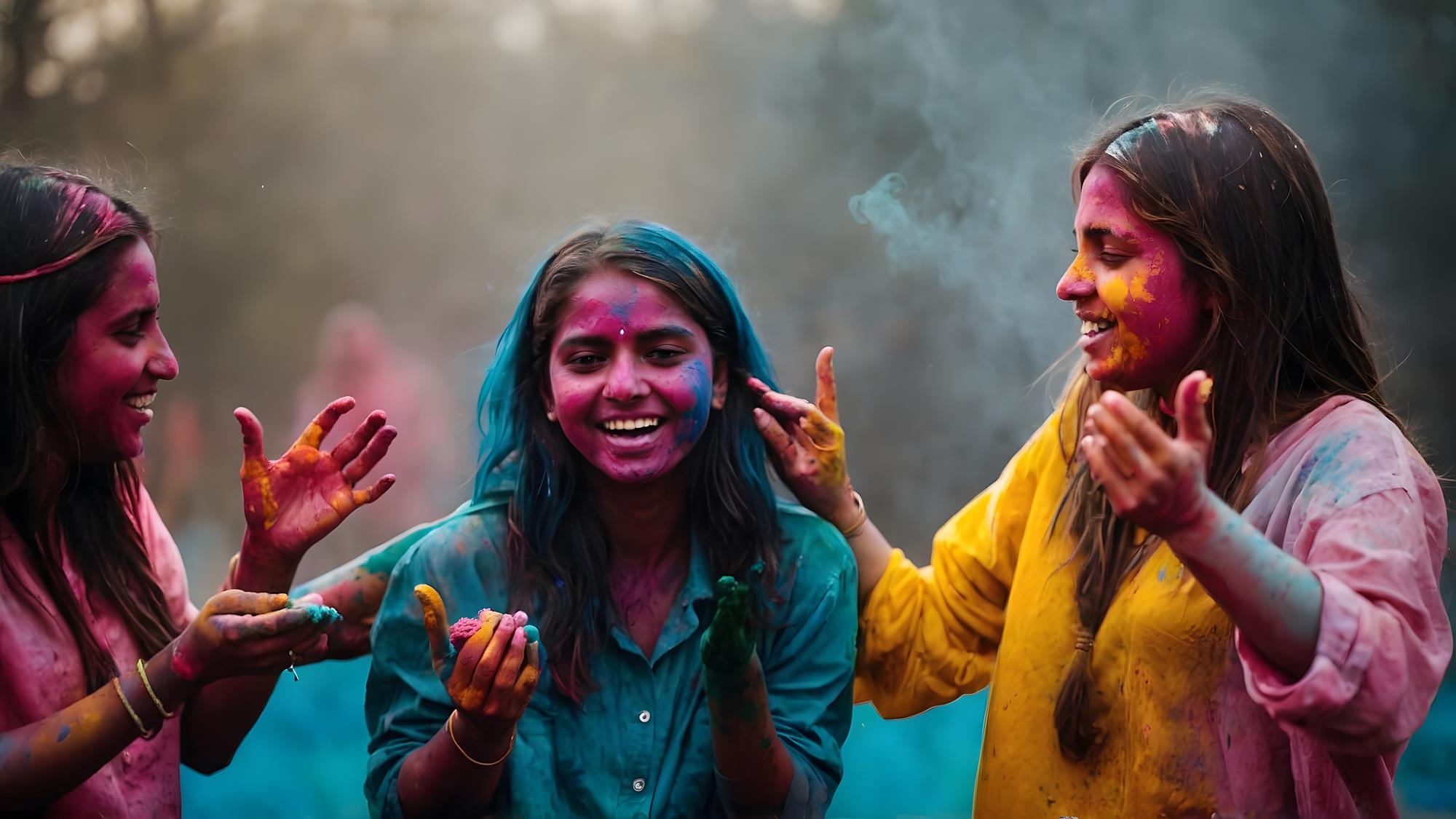 happy-young-women-playing-with-holi-colors