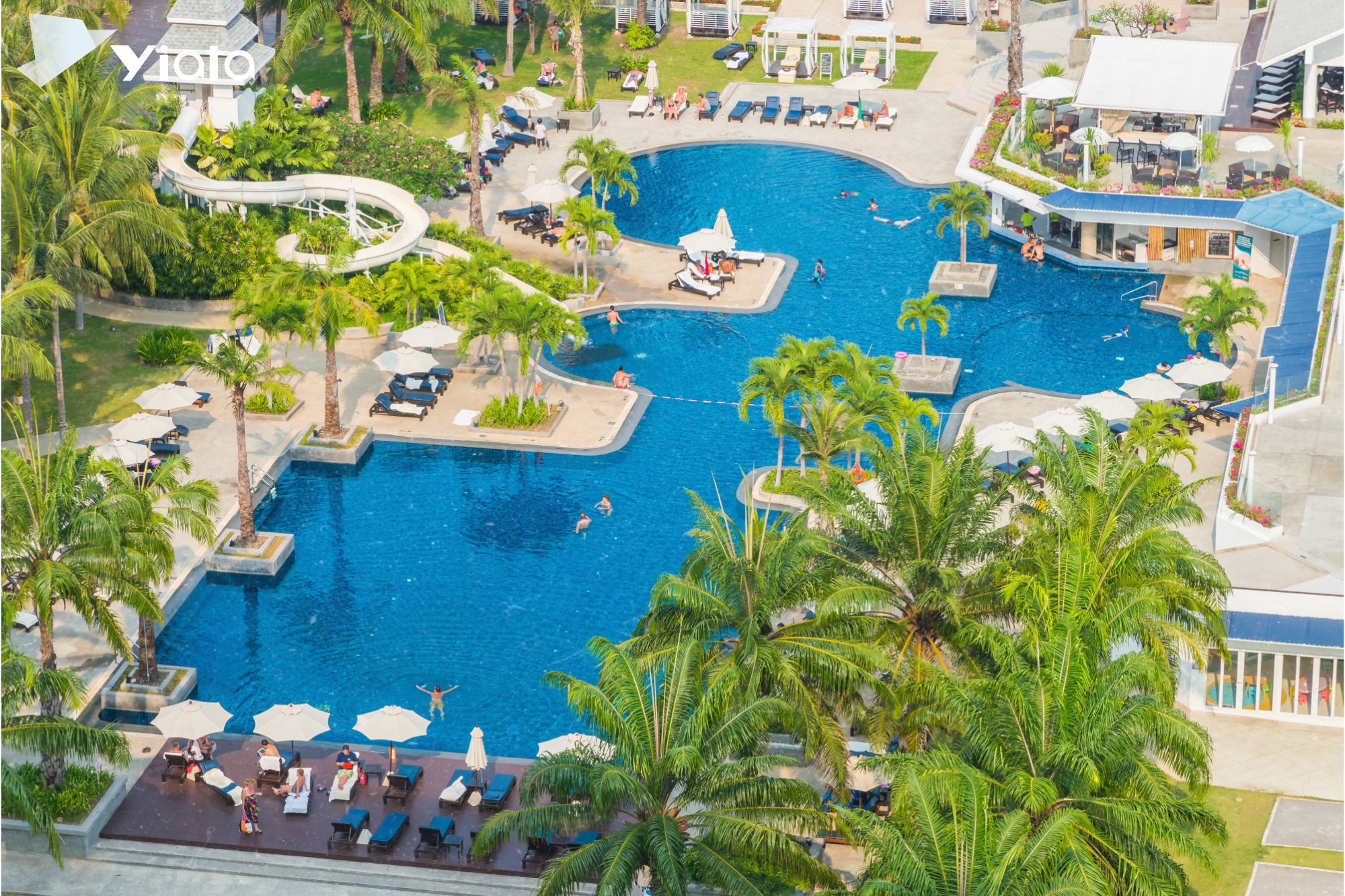 hotel pool in Egypt