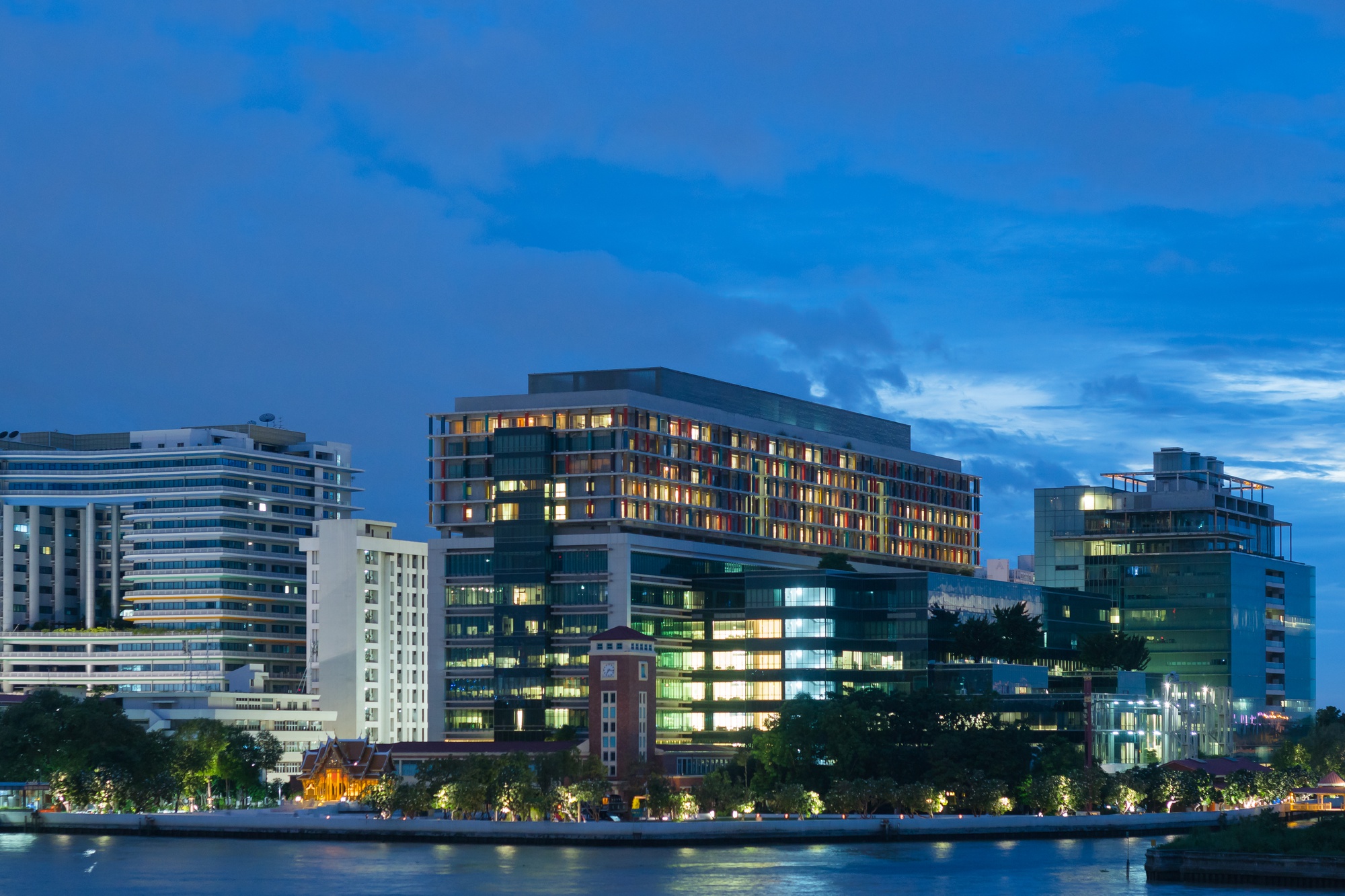 Raffles hotel view