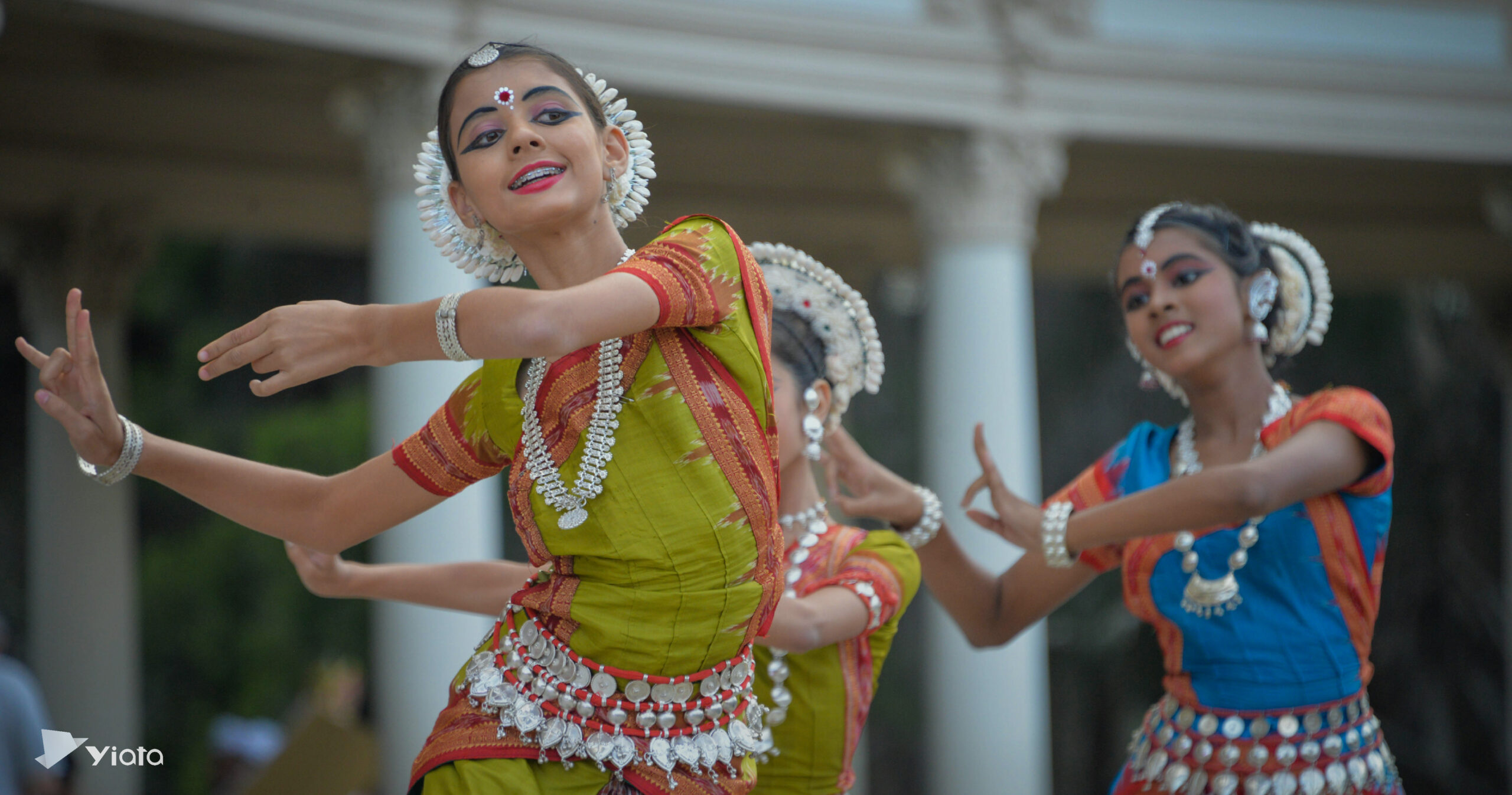 a grand festival in Sri Lanka showcasing traditional dancers